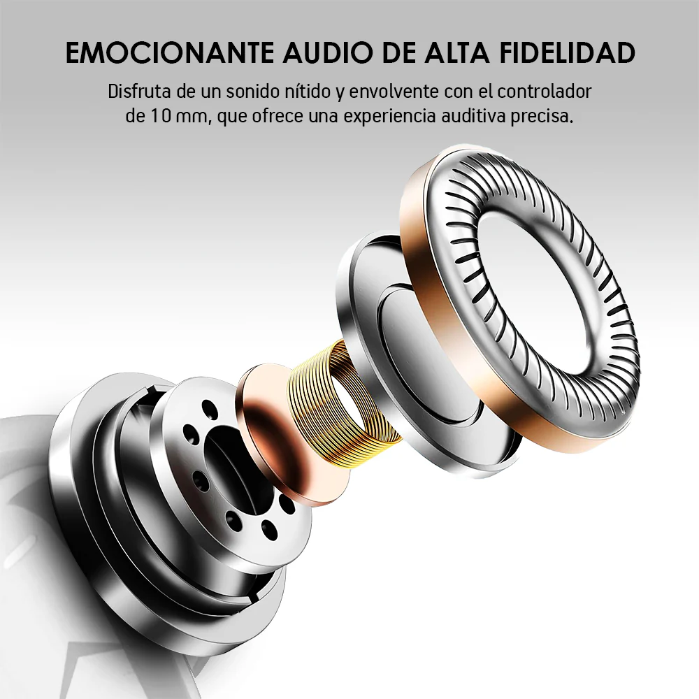 Audífonos Bluetooth con Cancelación de Ruido Activa Ultra HD IPX4 Sport - Imagen 3