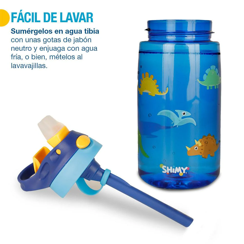 Termos para Agua de Niños de Tritán Ultra Resistente 2 Piezas 500 ml - Imagen 5