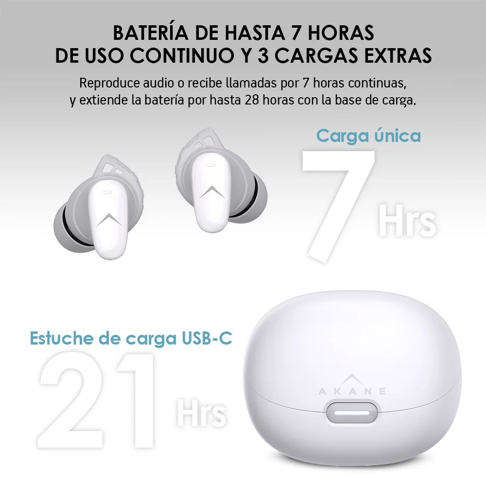 Audífonos Bluetooth con Cancelación de Ruido Activa Ultra HD IPX4 Sport - Imagen 6